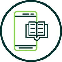 Reading Book  Vector Icon Design