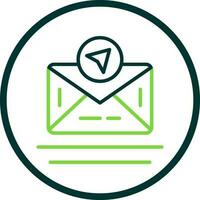 Send Mail  Vector Icon Design