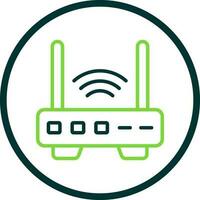 Router  Vector Icon Design