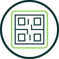 qr código vector icono diseño