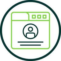 Profile  Vector Icon Design