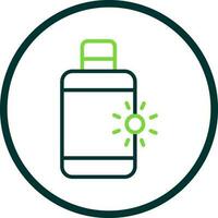 Sunscreen  Vector Icon Design