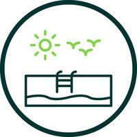 Swimming Pool  Vector Icon Design