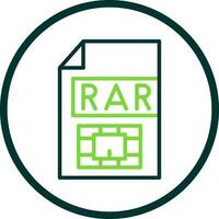 Rar  Vector Icon Design