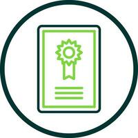 Certificate  Vector Icon Design