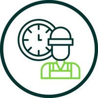 Working Hours  Vector Icon Design