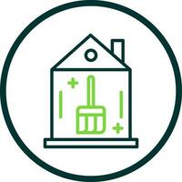 House Cleaning Vector Icon Design