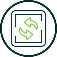Rotate Arrow Vector Icon Design