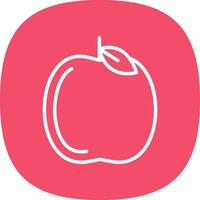 diseño de icono de vector de manzana