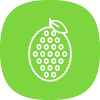 Jackfruit Vector Icon Design