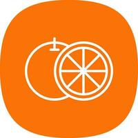 Grapefruit Vector Icon Design