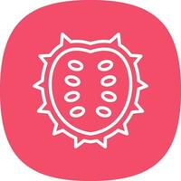 Soursop Vector Icon Design