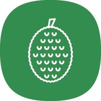 Durian Vector Icon Design