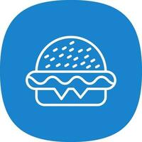 hamburguesa vector icono diseño