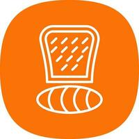 Bread Vector Icon Design