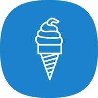 Ice Cream Vector Icon Design