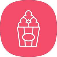Popcorn  Vector Icon Design
