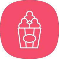 Popcorn  Vector Icon Design