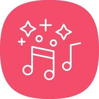 musical notas vector icono diseño