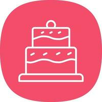 Birthday Cake  Vector Icon Design