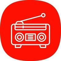 Radio  Vector Icon Design