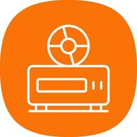 Dvd Player  Vector Icon Design