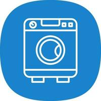 Washing Machine  Vector Icon Design