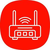 Router  Vector Icon Design