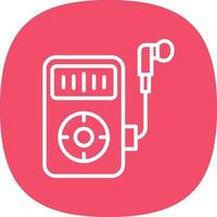 Music player  Vector Icon Design