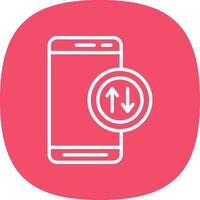Mobile Data  Vector Icon Design