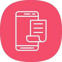 Mobile File  Vector Icon Design