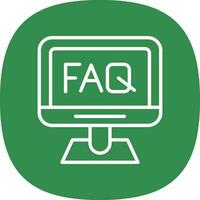 Faq  Vector Icon Design