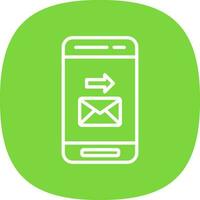 Send Mail  Vector Icon Design