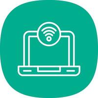 Wifi Signal  Vector Icon Design