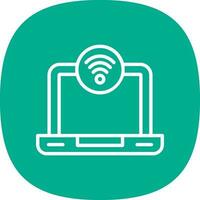 Wifi Signal  Vector Icon Design