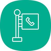 Signboard  Vector Icon Design