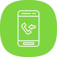 Incomming Call  Vector Icon Design