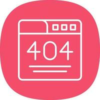 404 Error  Vector Icon Design