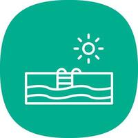 Swimming Pool  Vector Icon Design