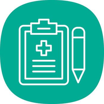 Medical Record  Vector Icon Design