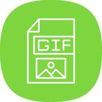 gif vector icono diseño