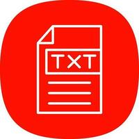 TXT vector icono diseño