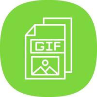 gif vector icono diseño