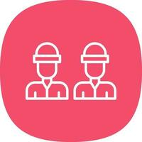 Workers  Vector Icon Design