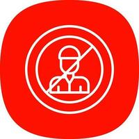 No Child Labor  Vector Icon Design