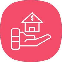 Mortgage Vector Icon Design