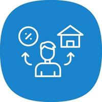 Mortgage Vector Icon Design