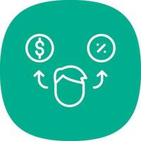 Debt Vector Icon Design