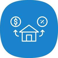 Mortgage Vector Icon Design