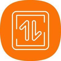 Mobile Data Vector Icon Design